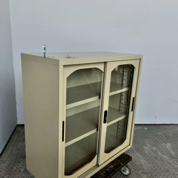 OA辦公鐵櫃玻璃拉門