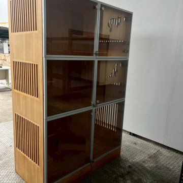 貓別墅鋁框實木