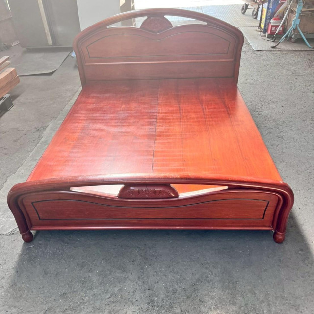 雙人床組木製