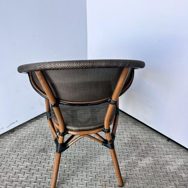 網布面鋁合金腳餐椅