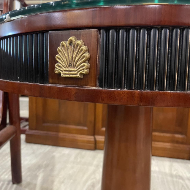 木桌圓形 圓桌 餐桌 洽談桌 客廳桌