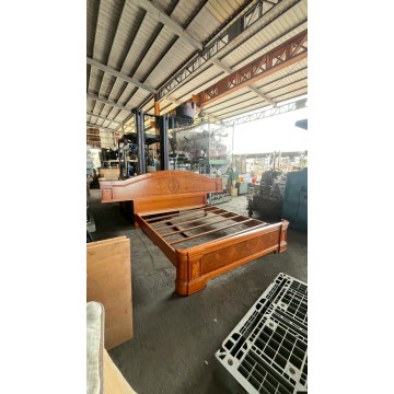 雙人床組木製 5尺實木床架 雙人床架組 臥室家具組