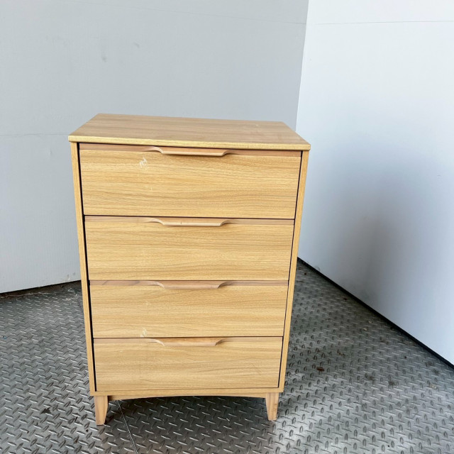 木櫃4抽 四抽屜櫃 木製收納櫃 木櫃 文件櫃
