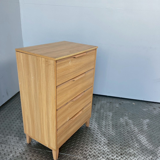 木櫃4抽 四抽屜櫃 木製收納櫃 木櫃 文件櫃