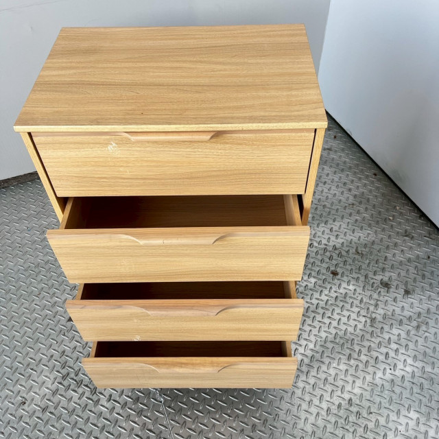 木櫃4抽 四抽屜櫃 木製收納櫃 木櫃 文件櫃