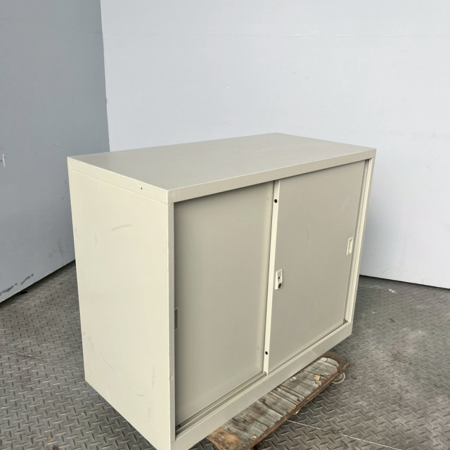 OA辦公鐵櫃2門對拉 文件櫃 檔案櫃 收納櫃 鐵櫃對拉門