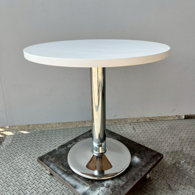 木面鐵製圓餐桌 木質圓桌 工業風餐桌 小家庭餐桌