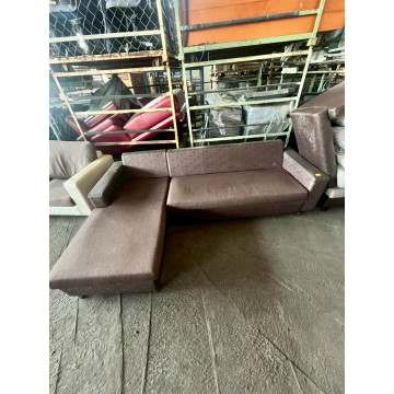 皮面鐵製沙發4人 四人座皮沙發 長沙發 鐵框架皮沙發