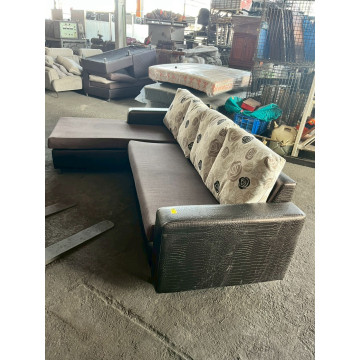 皮面鐵製沙發4人 鐵製長皮椅 四人位沙發 候診椅 辦公沙發