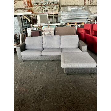 皮面鐵製沙發3人 鋼管皮沙發 大型三人沙發 鐵腳皮椅