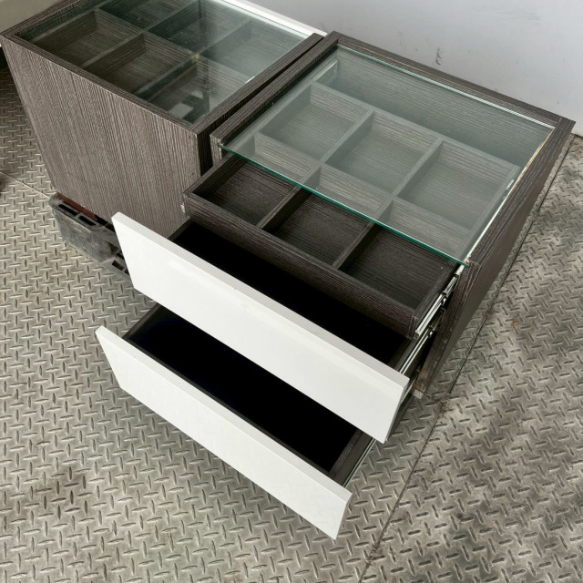 木櫃2抽 抽屜櫃 收納櫃 置物櫃