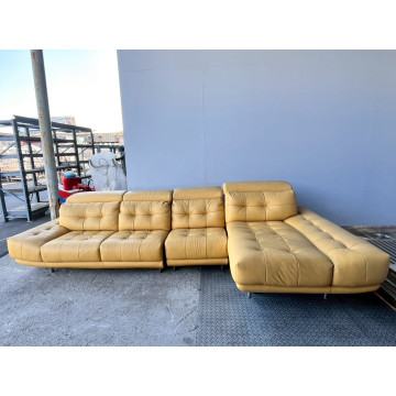 皮面鐵製沙發4人 四人長排沙發 皮面長條椅 公共排椅