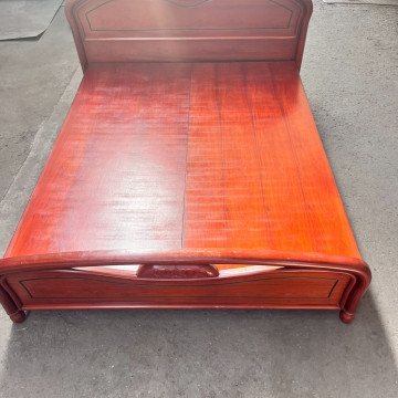 雙人床組木製 北歐實木床 雙人床框 原木雙人床