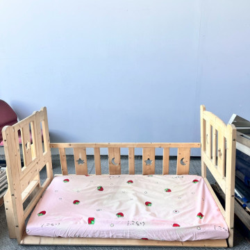 嬰兒床木製 實木寶寶床 兒童床 嬰兒搖籃床 原木嬰兒床