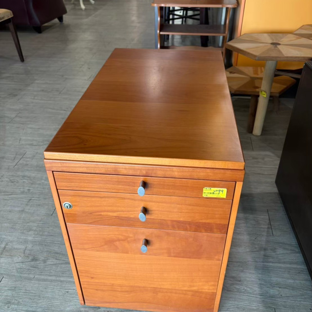 木製3抽櫃 收納櫃 文件櫃