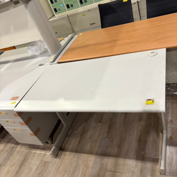 OA辦公桌120公分(木紋色)