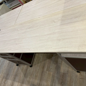 OA辦公桌180公分(有輪子) 辦公桌 長桌 主管桌 職員桌 移動桌