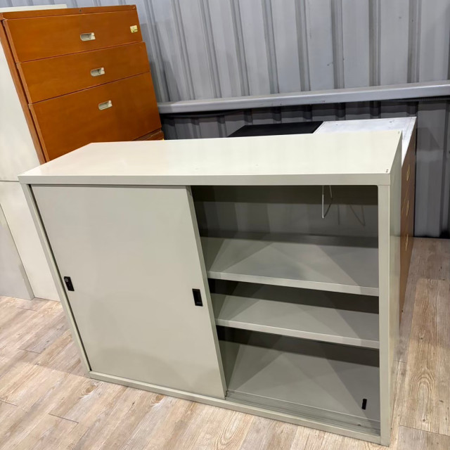 OA辦公鐵櫃2門對拉 文件櫃 鐵皮櫃 對開門櫃