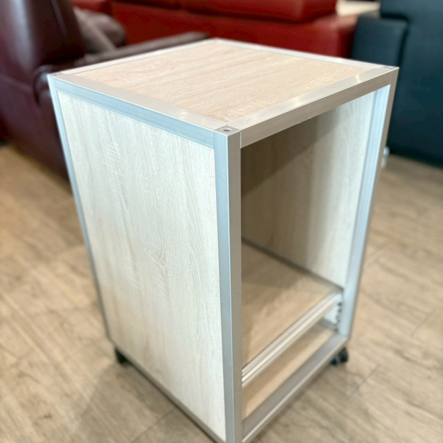 櫥櫃架鋁製 活動輪 廚房櫃 收納櫃 可移動 廚具櫃