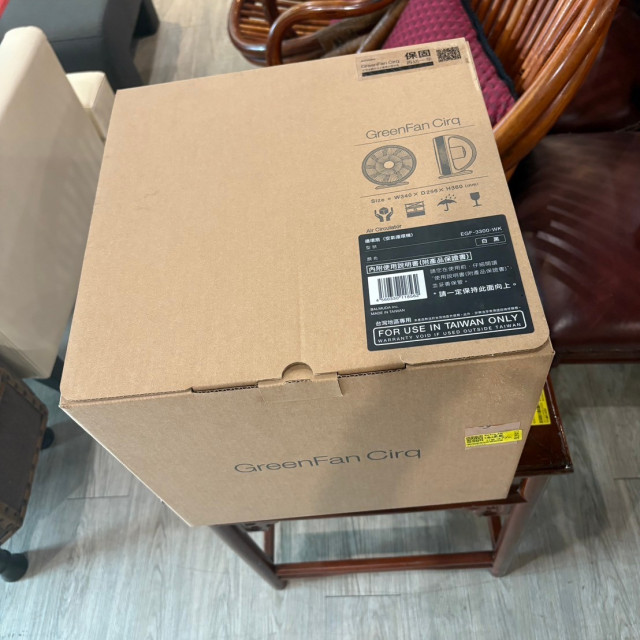 風扇立扇(全新) 循環扇BALMUDA EGF-3300-WK