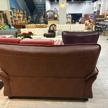 扶手沙發二人 皮面 雙人沙發 客廳沙發 皮沙發