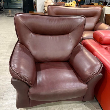 扶手沙發單人 皮面 單人沙發 扶手椅 客廳椅