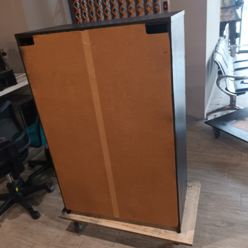 長形木櫃6抽-深咖色