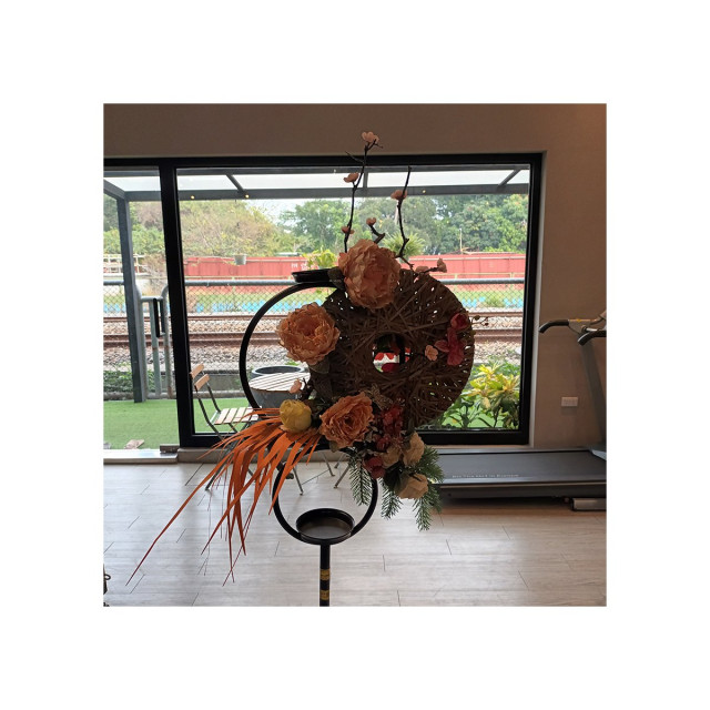 鍛鐵造景花架（二手展示用）