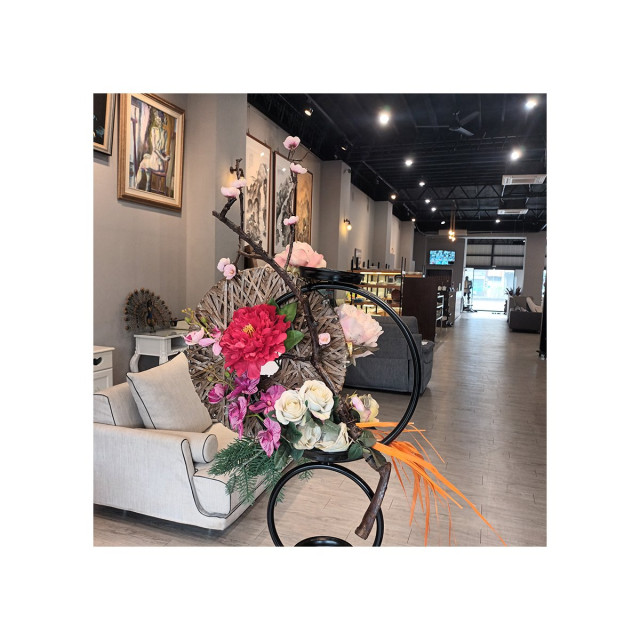 鍛鐵造景花架（二手展示用）